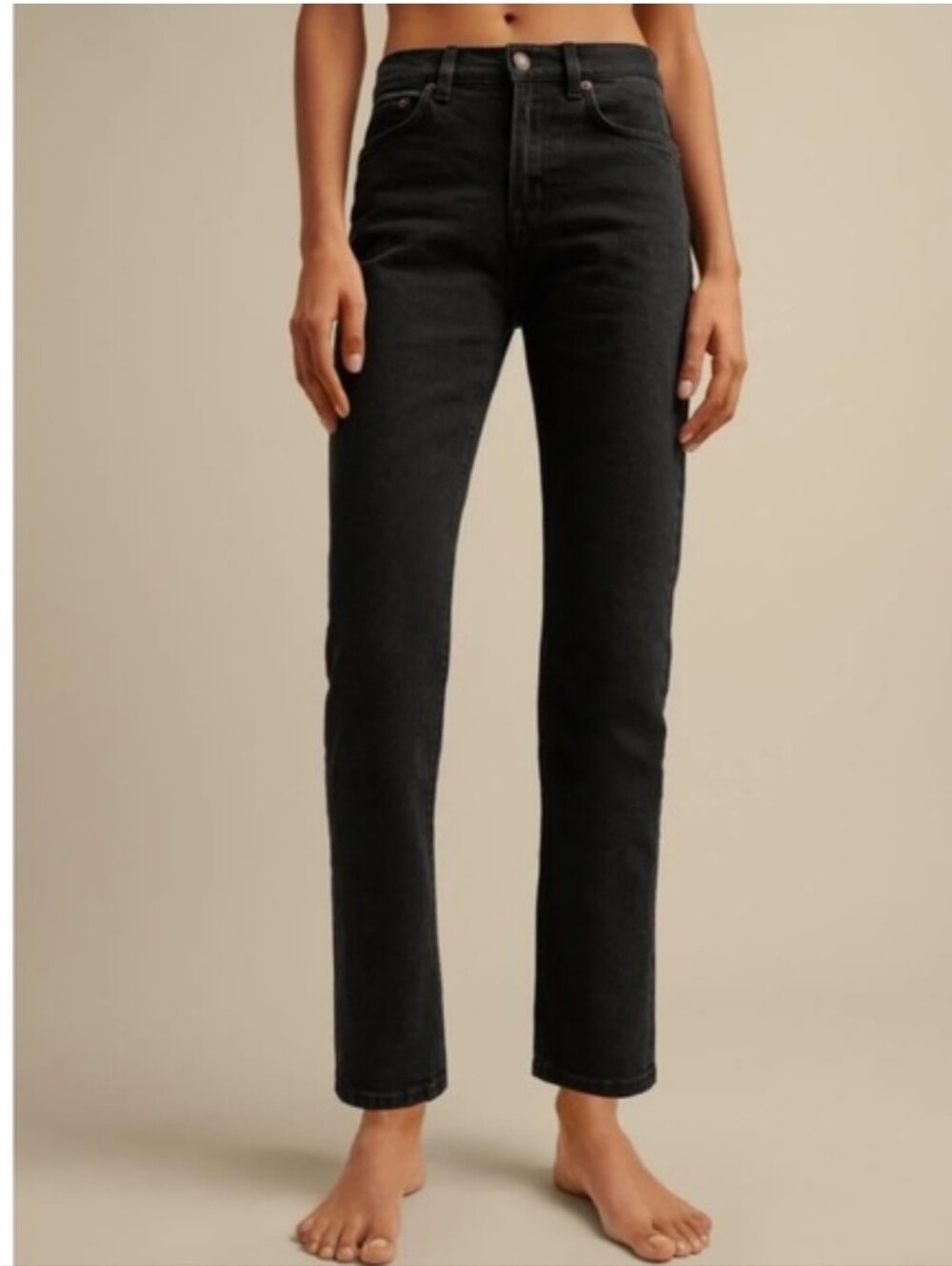 Jeanerica Tapered Straight Jeans Black Gray Denim Unisex Jeanerica. Size 30 x 30
